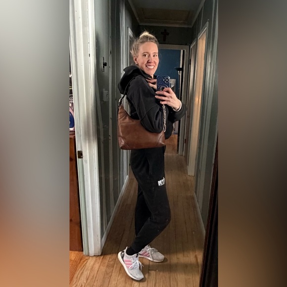 Coach. Elegant Brown Leather Shoulder Bag - Picture 11 of 15